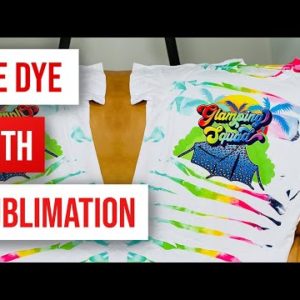 🌈 Tie Dye With Sublimation