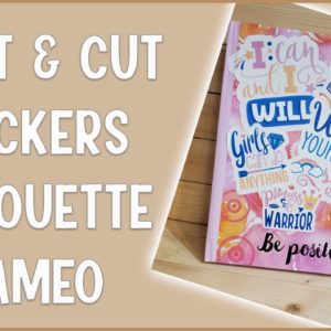 🌟 How to Make Print and Cut Stickers with Silhouette Cameo