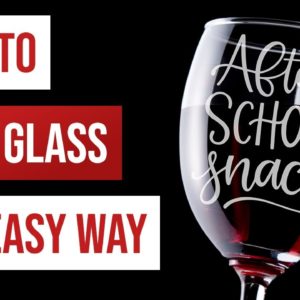 🍷 How to Etch Glass the Easy Way