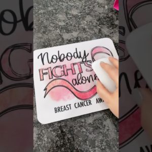 🎗Breast Cancer Awareness Sublimate a Mousepad