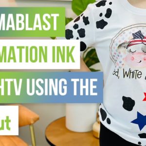 🎨 Chromablast Sublimation Ink With HTV Using the Cricut