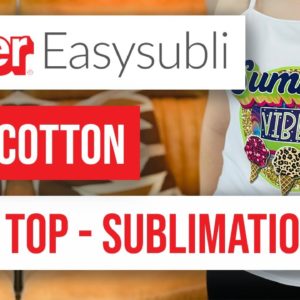 🎽 Siser Easysubli On A Cotton Tank Top - Sublimation