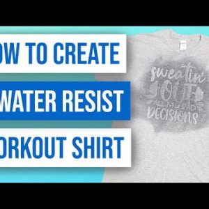 👕How to Create a Water Resist Workout Shirt