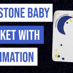 👶 Milestone Baby Blanket with Sublimation