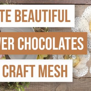 💐 How to Create Beautiful Flowers with Craft Mesh