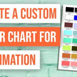 💡 How to Create a Custom Color Chart for Sublimation