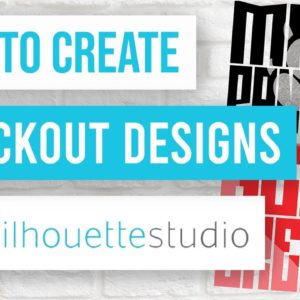 💡 How to Create Knockout Designs in Silhouette Studio