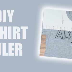 📏 DIY T-Shirt Ruler SVG With Cricut