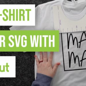 📏 DIY T-Shirt Ruler SVG With Cricut