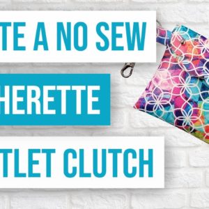 🔥 How to Create a No Sew Leatherette Wristlet Clutch