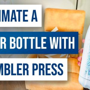 🔥 Sublimate a Water Bottle With a Tumbler Press