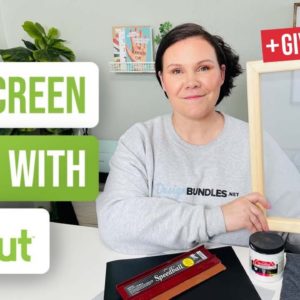 😎 DIY Screen Print With Cricut