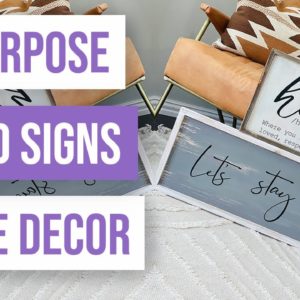 🚪 Repurpose Wood Signs With Cricut