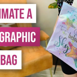 🛍 How To Sublimate A Holographic Tote Bag