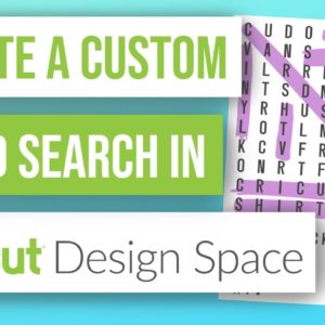 🤓 How to Create a Custom Word Search in Cricut Design Space