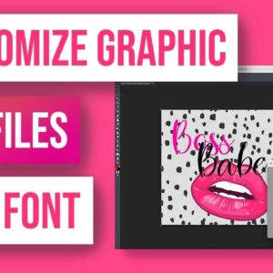 🤓 How to Customize Graphic PNG Files With Font