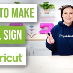 🤩 How to Make an XL Sign With Cricut