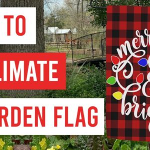 🤩 How to Sublimate a Garden Flag 🏁