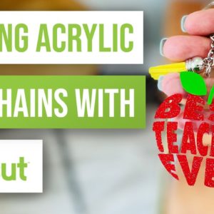 🤩 Making Acrylic Keychains With Cricut