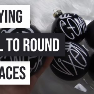 🤩 Tips & Tricks On Applying Vinyl To Round Surfaces