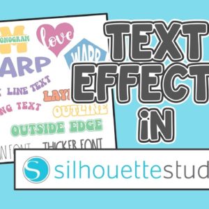 🤩How to Create Text Effects in Silhouette Studio