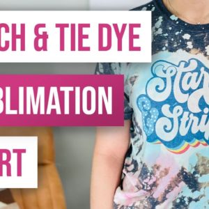 🧡 How To Bleach And Tie Dye A Sublimation T-shirt