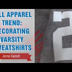 Fall Apparel Trend: Decorating Varsity Sweatshirts