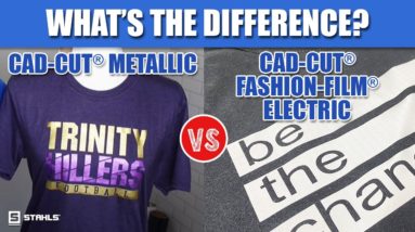 The Difference Between HTVs: CAD-CUT® Metallic vs CAD-CUT® Fashion-FILM® Electric