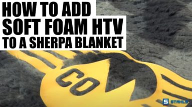 Get This Look: Decorate a Sherpa Blanket with HTV