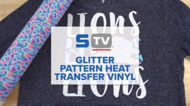 Glitter Pattern Heat Transfer Vinyl