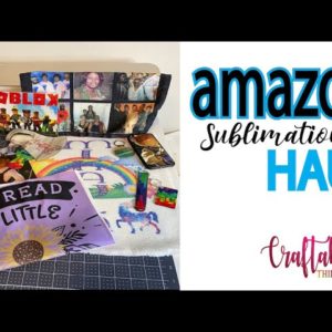 AMAZON SUBLIMATION HAUL | Sequin Pillow | Garden Flag | 6 Panel Tote Bag | Cell Phone Case | Puzzle