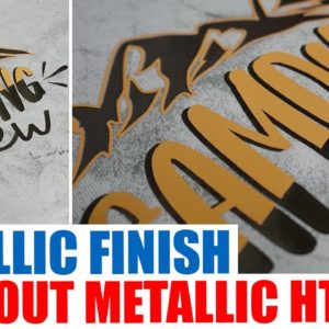 The Key to a Metallic Finish WITHOUT Metallic HTV | Fashion-FILM® Electric