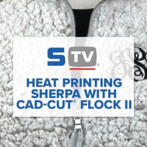 Heat Printing Sherpa with Flock HTV & Heat Press