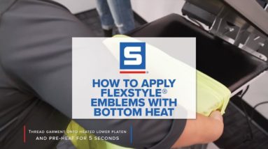 How to Apply FlexStyle® Emblems with Bottom Heat REPLACED