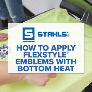 How to Apply FlexStyle® Emblems with Bottom Heat