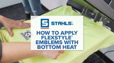 How to Apply FlexStyle® Emblems with Bottom Heat