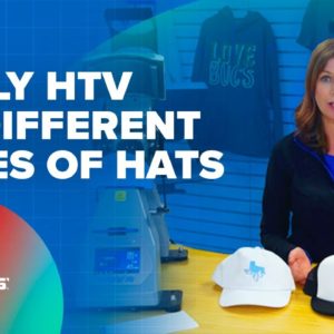 How to Apply HTV Using the 360 IQ Hat Heat Press