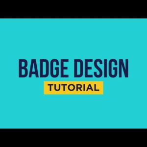 How to create a badge using Adobe Illustrator tutorial