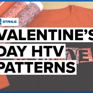 How to Create a Custom T-Shirt with Valentine's Day HTV Patterns