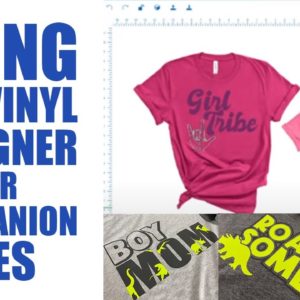 How to Create Companion T-Shirt Designs with Our FREE Vinyl Designer