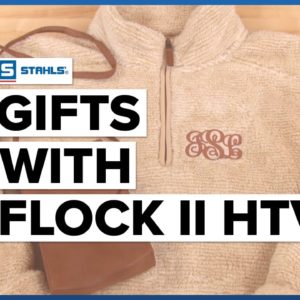 How to Create Personalized Gifts with Flock II | Embroidery Looking HTV