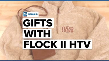 How to Create Personalized Gifts with Flock II | Embroidery Looking HTV