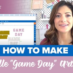 How to Create the Chenille Game Day Artwork