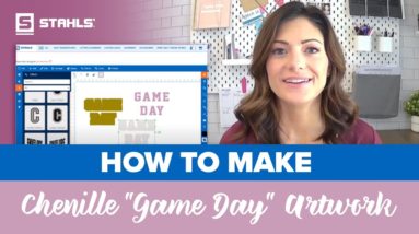 How to Create the Chenille Game Day Artwork