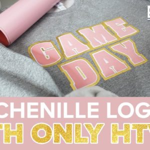 How to Create Your Own DIY Chenille Like Logos with HTV