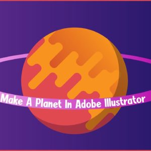 How To Draw A Modern Planet Design In Adobe Illustrator