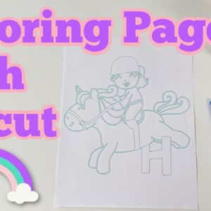 How to Draw Coloring Pages with Cricut | Craft for the Curve Day 5