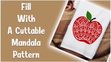 How to Fill with a Cuttable Mandala Pattern in Silhouette Studio