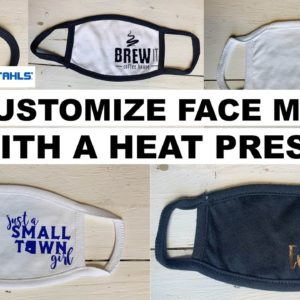 How to Heat Press a Face Mask from LAT Apparel