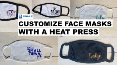 How to Heat Press a Face Mask from LAT Apparel